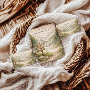 Adventure Awaits Bridal Shower Napkin