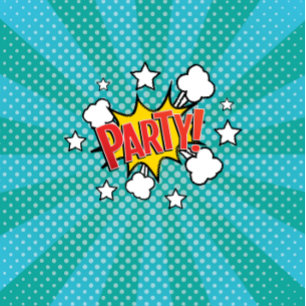 Comic Book PARTY! Invitation