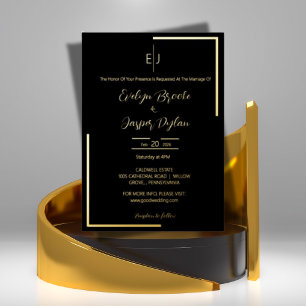 Premium Black Modern Typography  Thank You Card