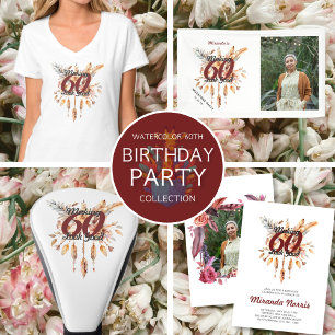 Making 60 Look Good 60th Birthday Rustic Boho T-Shirt
