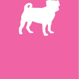 Pug Dog Baby Shower Puppy Pink Girl Invitation