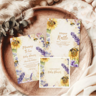 Rustic Mummy To Bee Gender Neutral Baby Shower Napkin