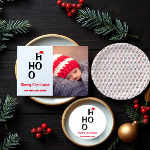 Ho Ho Ho: Merry Christmas Paper Plate