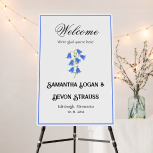 Bluebells Wedding RSVP Card