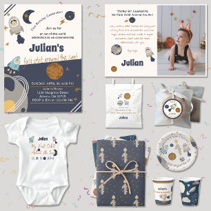 First Birthday, First orbit around the sun! Bunting