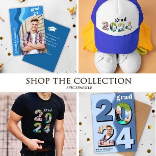 Senior High School Class Of 2024 Photo Graduation Trucker Hat