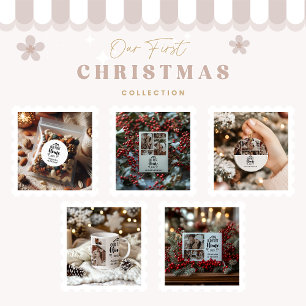 7 Photo Minimialist Christmas Our First Home Ceramic Tree Decoration