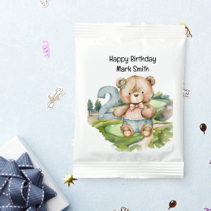 Golfer 2nd Birthday  Wrapping Paper
