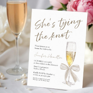She's Tying the Knot   Bridal Shower Backdrops Tapestry