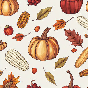 Fall Autumn Harvest Thanksgiving Apron
