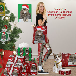 Christmas Cat Humbug Photo Greeting Card
