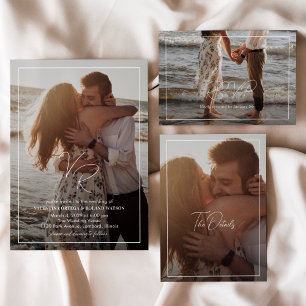 Valentina Photo Modern Wedding Invitation