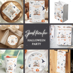 Haunted House Spooktacular Halloween Party Invitation