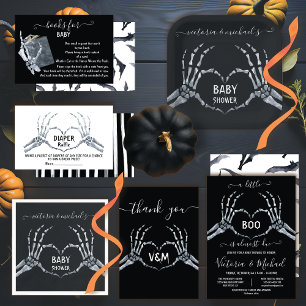 Halloween Books for Baby Shower enclosure card