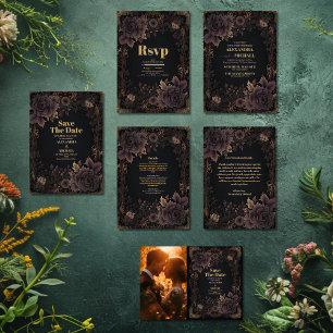 Photo Victorian Royal Gothic Wedding Save The Date