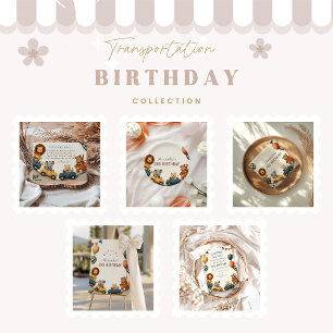 Two Fast Safari Animals 2nd Birthday Invitation