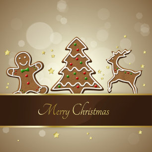 Gingerbread Cookies Holiday Card