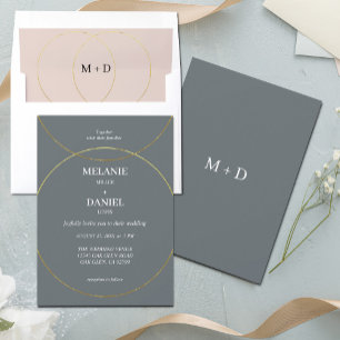 Minimalist Rings "Save The Date" Invitation