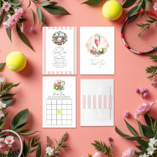 Chic Social Club Bachelorette Weekend Invitation