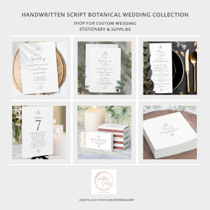 Share Wedding Photos Scan QR Code Black Leaves Enclosure Card