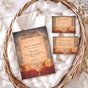 At Home Movie Night Baby Shower Napkin