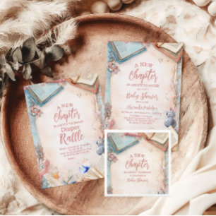 Boho Storybook Books for Baby Enclosure Card