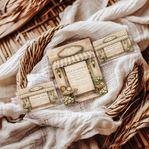 Garden Courtyard Bridal Shower Invitation