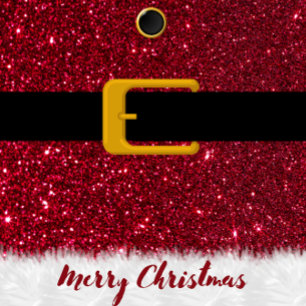 Personalised Santa Apron-Christmas-Ruby Red- Apron