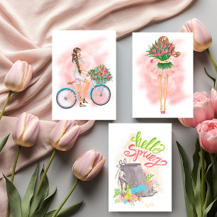 Pink Spring Birthday Party Invitation