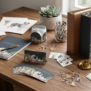 Botanical Animal Cat Dog Bird Pet Large Gift Bag