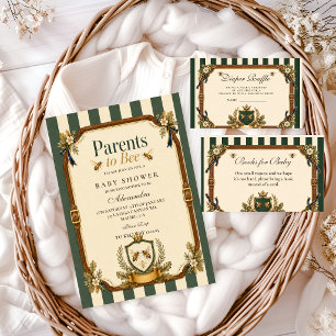 Equestrian Parents To Bee Baby Shower Invitation