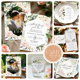 Boho Greenery Floral Frame Wedding Backdrops Tapestry