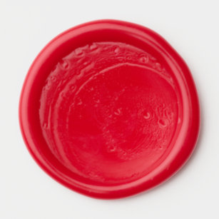 Wax Seals - 2.5 cm Diameter Sticker, Colour:Red