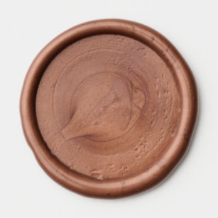 Wax Seals - 2.5 cm Diameter Sticker, Colour:Copper