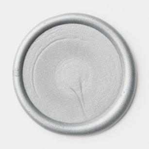 Wax Seals - 2.5 cm Diameter Sticker, Colour:Silver