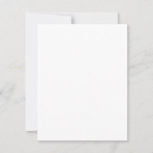 Flat Invitation, Size: 10.8 cm x 14 cm, Paper: Matte, Envelopes: White