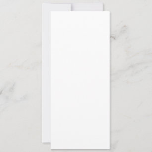 Flat Invitation, Size: 10.2 cm x 23.5 cm, Paper: Matte, Envelopes: White