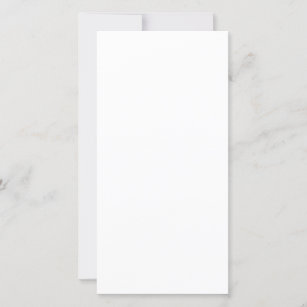 Flat Holiday Card, Size: 20.3 cm x 10.2 cm, Paper: Semi-Gloss, Corner: Squared