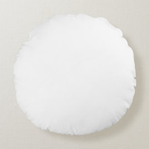 Custom Brushed Polyester Round Throw Cushion 41 x 41 cm