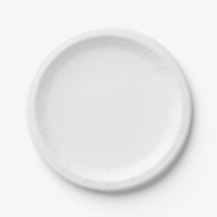 Paper Plates, 17.78 cm Round Paper Plate