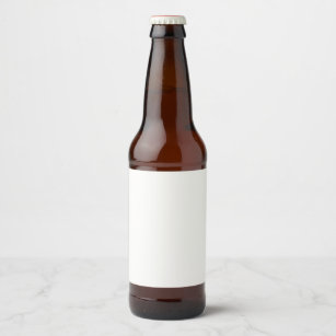 Custom Beer Bottle Label (10.2 cm x 8.9 cm)