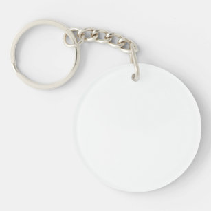 Acrylic Key Ring, Circle (double-sided)