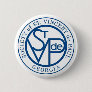 SVdP Logo 6 Cm Round Badge