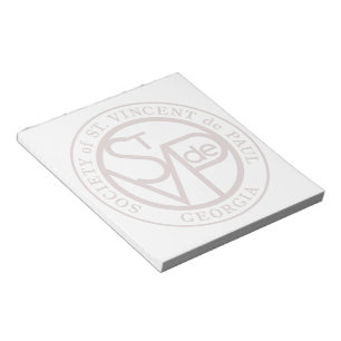 SVdP Seal Logo Notepad
