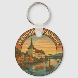 Svendborg Denmark Castle Key Ring