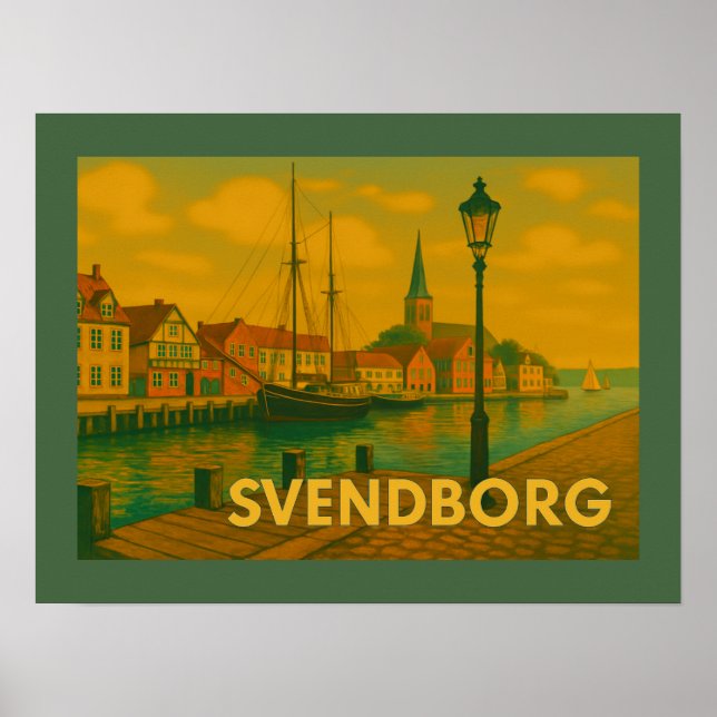 Svendborg Denmark Castle Poster (Front)