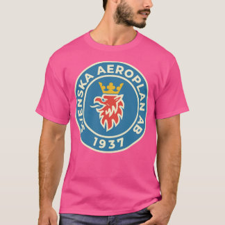 Svenska Aeroplan AB  1937  Custom Round Retro  T-Shirt