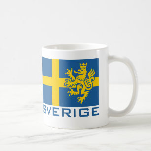 Sverige Flag Coffee Mug