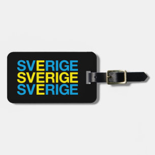 SVERIGE Flag Luggage Tag