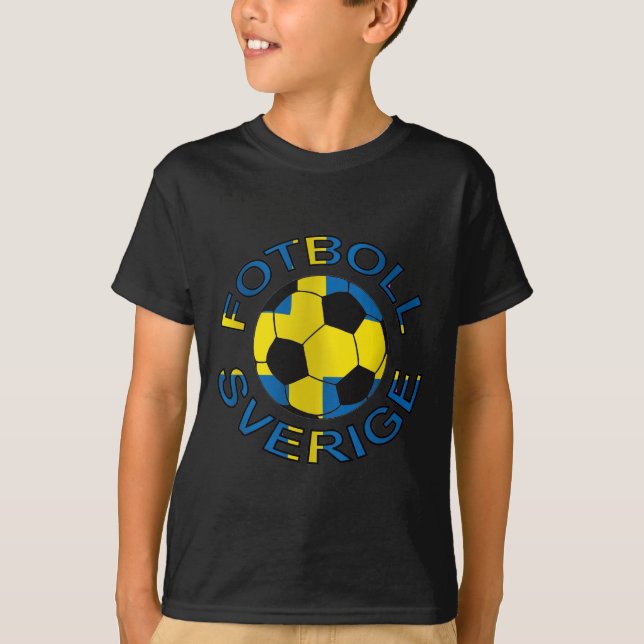 Sverige Fotboll Sweden Football T-Shirt (Front)